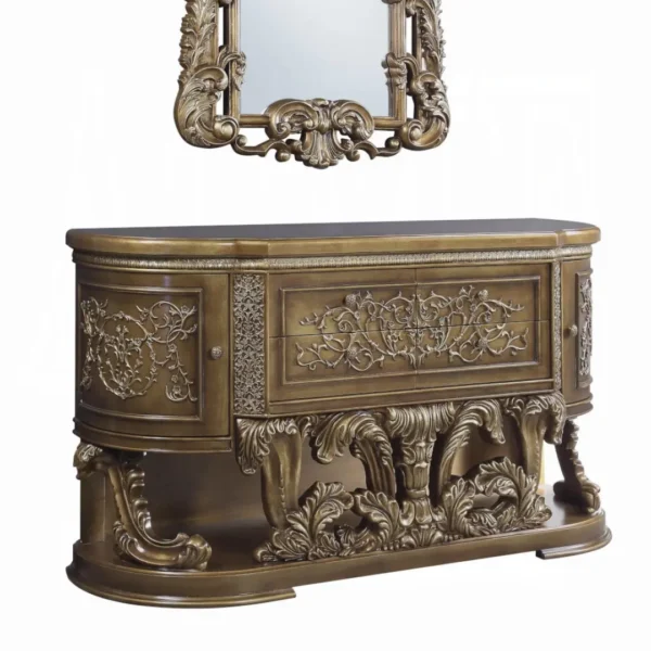Constantine Gold Baroque Dresser by ACME - Image 2