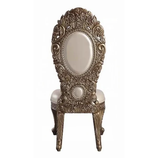 Constantine Leather Side Chair Set of 2 by ACME - Image 4