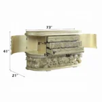 Vatican Wood Carved Dresser by ACME - Image 3