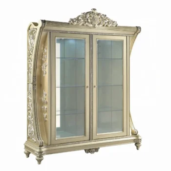 Champagne Curio Cabinet