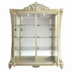 Vatican Champagne Curio Cabinet by ACME - Image 3