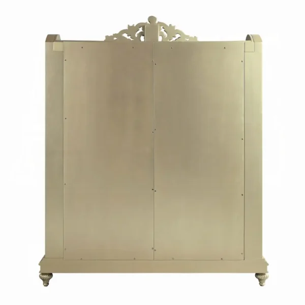 Vatican Champagne Curio Cabinet by ACME - Image 4